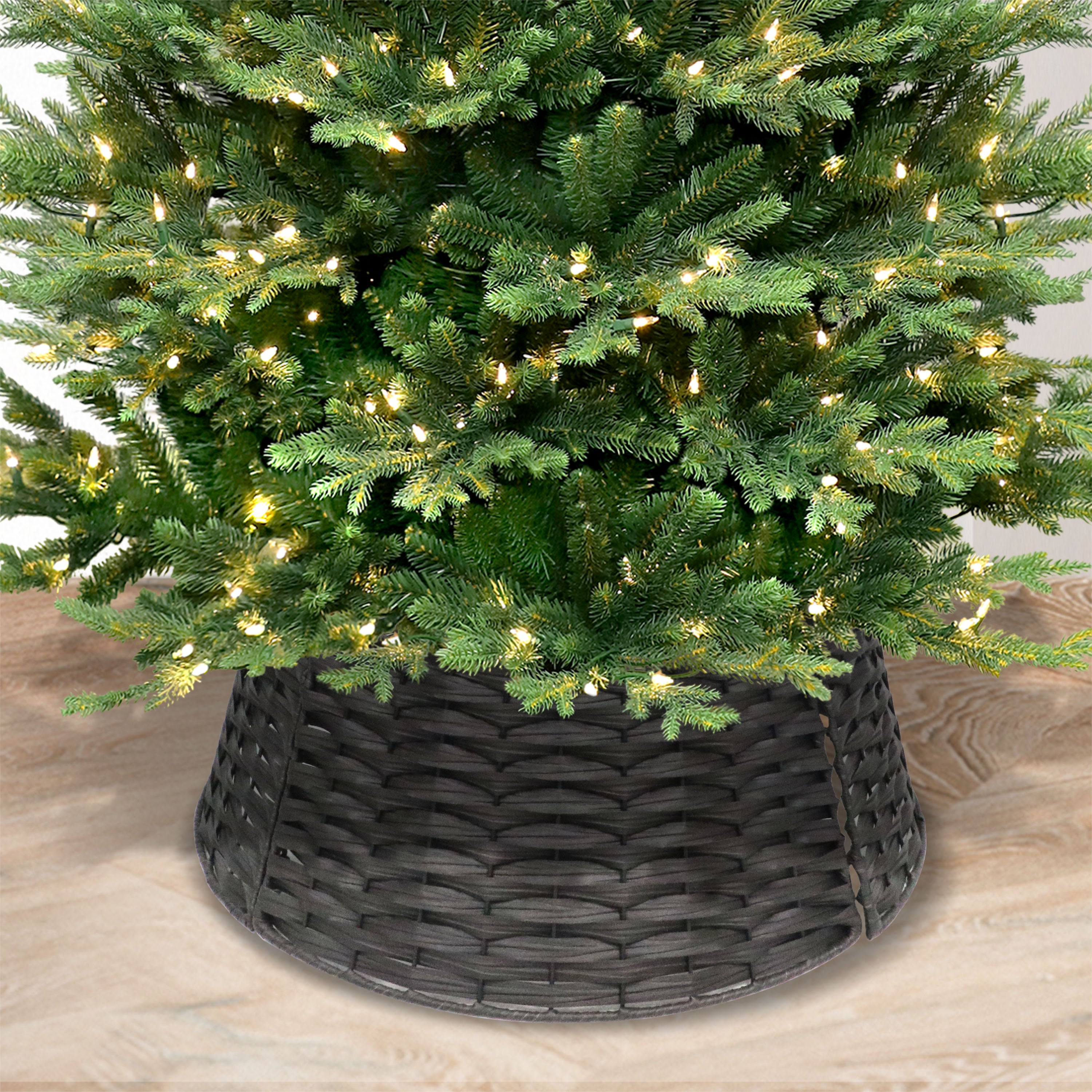 45" Round Christmas Tree Collar Skirt for 6' to 8' Tree